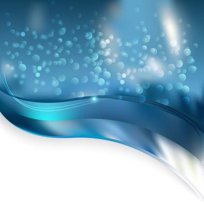 Blue Wave Abstract
