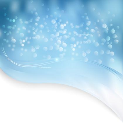Blue Bokeh Background