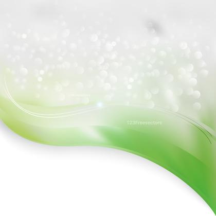 Green Wave Background