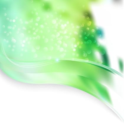 Green Wave Background