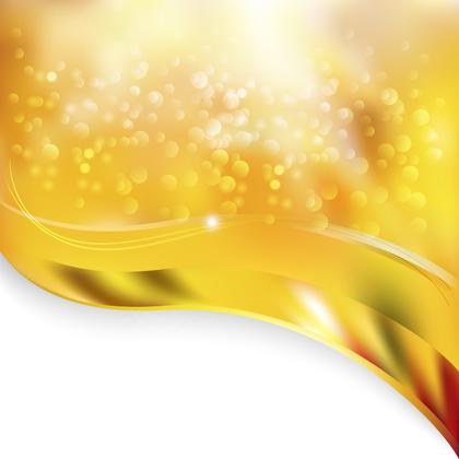 Golden Bokeh Abstract