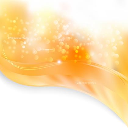 Abstract Orange Wave