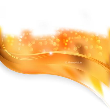 Orange Wave Background