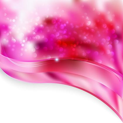 Pink Wave Abstract