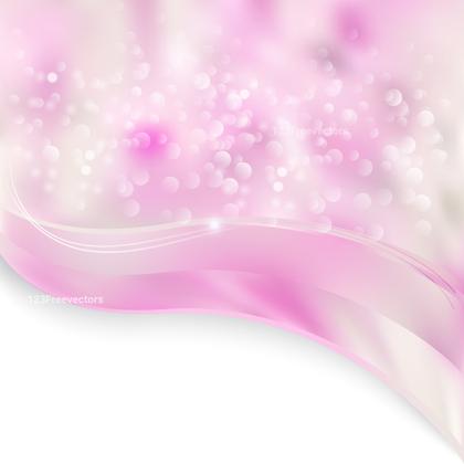 Pink Wave Bokeh Background