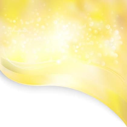 Abstract Yellow Bokeh Background