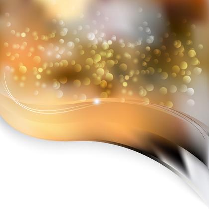 Golden Bokeh Abstract