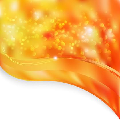 Golden Bokeh Wave