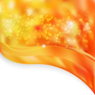 Golden Bokeh Wave