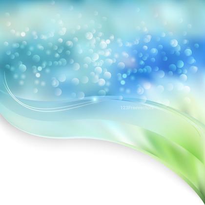 Abstract Blue and Green Background