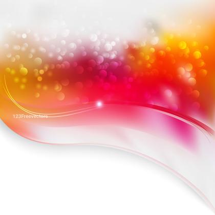 Abstract Bokeh Wave Background