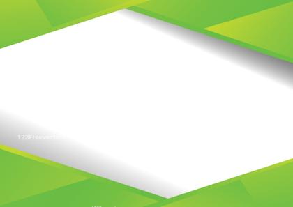 Green Geometric Frame