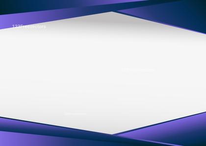 Abstract Blue and Purple Blank Business Card Background Vector Graphic