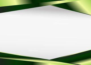 Green and Gold Blank Geometric Business Card Design Background Vector