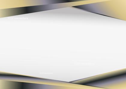 Geometric Gold and Gray Frame