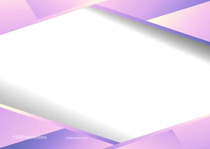 Abstract Pink and Blue Geometric Business Card Background Template