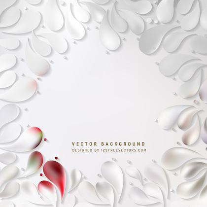 Light Gray Ornamental Drops Background