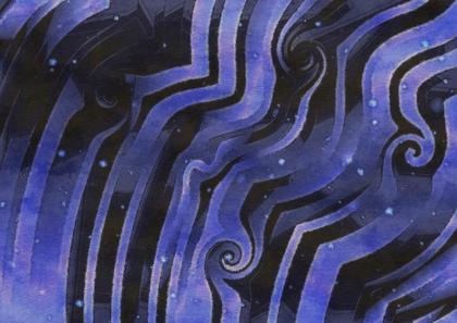 30+ Beautiful Dark Blue Watercolor Background Designs