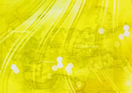Abstract Yellow Watercolor Background