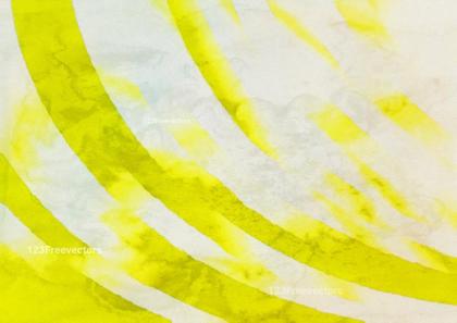 Curved Yellow Watercolor Strokes