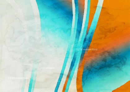 Abstract Watercolor Composition