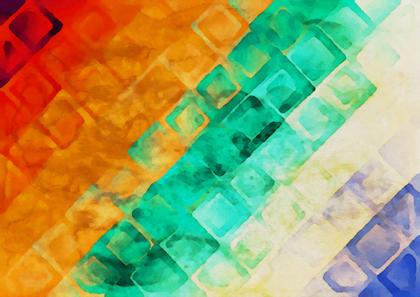 Watercolor Diamond Pattern