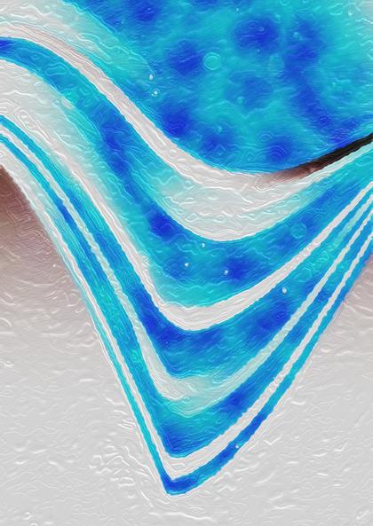 Wavy Blue and White Pattern