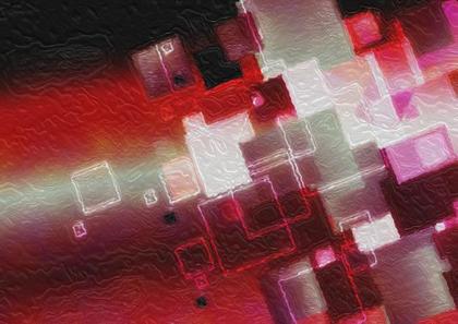 Red and White Geometric Abstraction