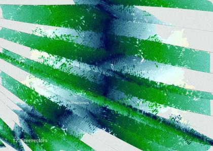 Angular Green and Blue Brushstrokes