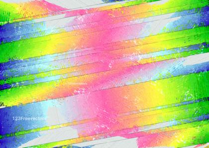 Abstract Rainbow Stripes