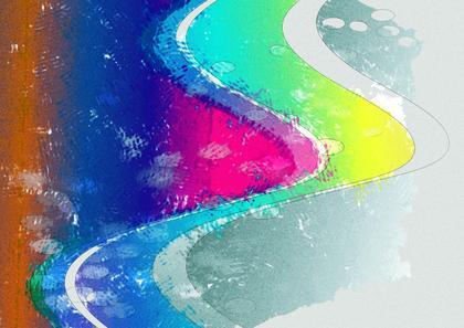 Abstract Color Swirl