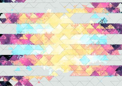 Abstract Watercolor Triangles