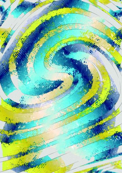 Swirling Watercolor Abstract