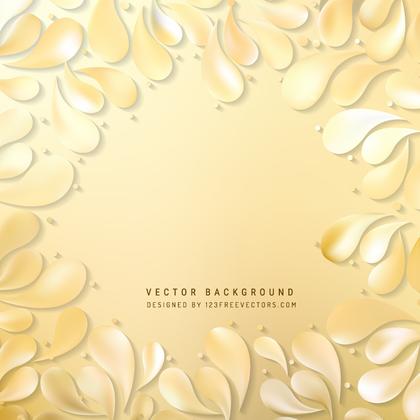 Light Orange Ornamental Drops Background