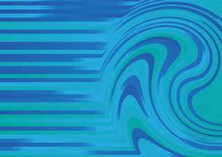 Abstract Blue Swirl