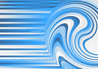 Blue Striped Abstraction