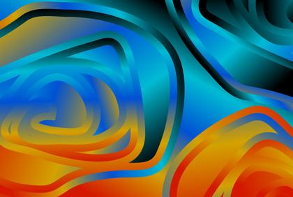 Free Download Abstract Red Orange and Blue Gradient Wavy Ripple Lines ...