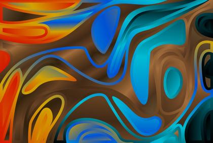 Abstract Flowing Shapes