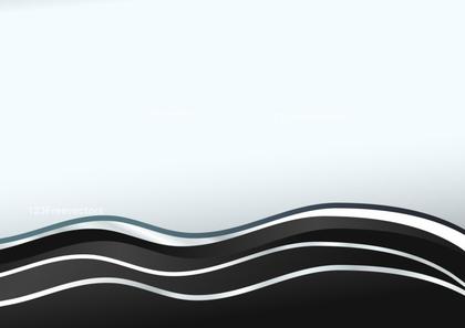 Black Wave Background with Space for Your Text Design
