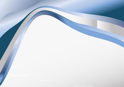 Wavy Blue Gradient Design