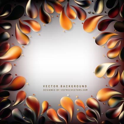 Fire Vector: An Abstract Fusion of Black Orange, and Fire