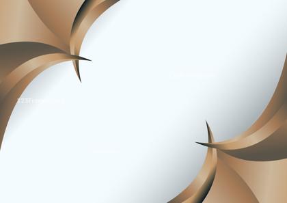 Abstract Curving Brown Border