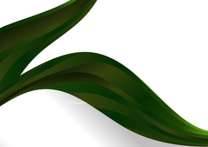 Abstract Green Swirls