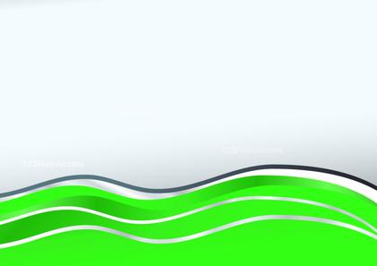 Green Wavy Background