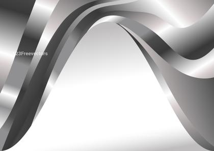 Grey Wavy Background with Space for Your Text