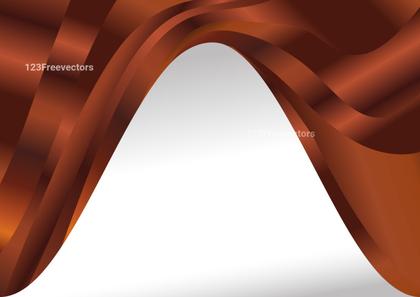 Dark Red Wavy Background Template with Space for Your Text Image