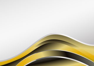 Golden Wave Background