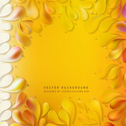Abstract Orange Arc-Drop Background