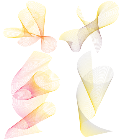 Free Flowing Curves Vector Graphics