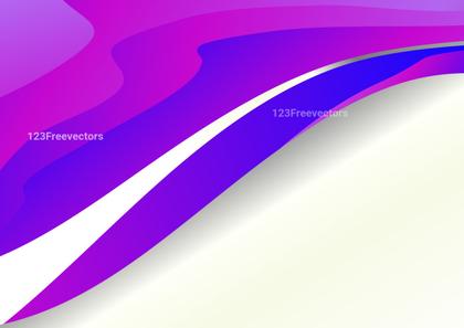 Abstract Purple and White Design